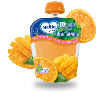 Mellin pouch arancia mango 90g - 
