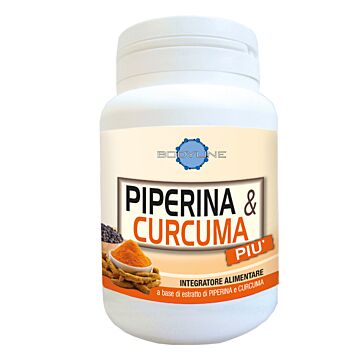 Piperina & curcuma piu' 60 capsule - 