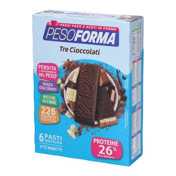 Pesoforma barr 3 cioccolati - 