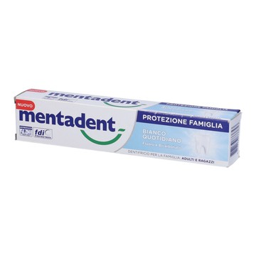 Mentadent Dentifricio protezione famiglia bianco quotidiano 75ml - 