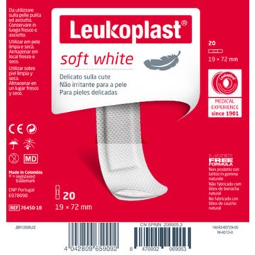 Leukoplast soft white72x19 20p - 