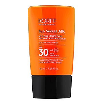 Korff sun secret air fluido viso spf30 50 ml - 
