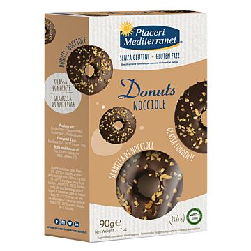 Piaceri mediterranei donuts nocciole 90 g - 