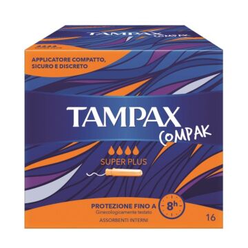 Tampax compak super plus 16pz - 