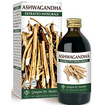 Ashwagandha estratto integrale liquido analcolico 200 ml - 