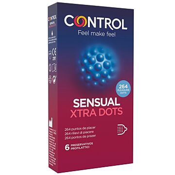 Control sensual xtra dots 6pz - 