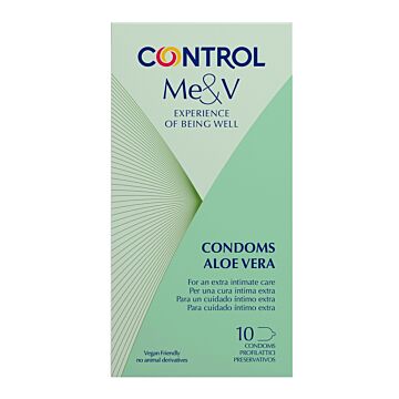 Control me&v condoms aloe 10pz - 