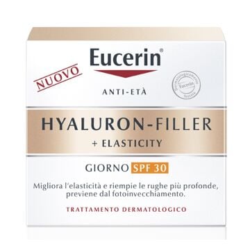 Eucerin hyaluron-filler+elasticity spf30 crema viso antirughe - 