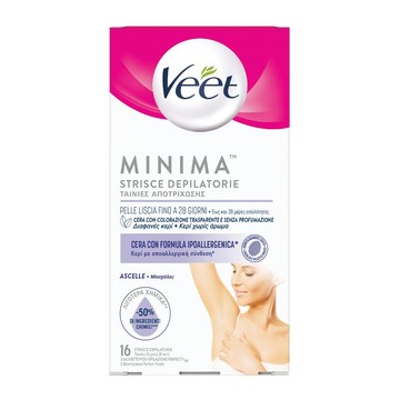 Veet strisce ascelle ipoall16p - 