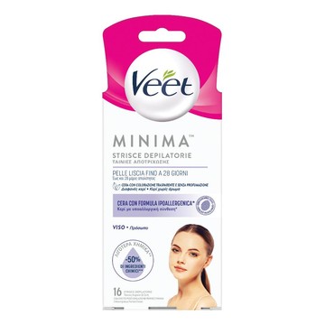Veet strisce viso ipoall 16pz - 