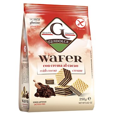 Wafer con crema al cacao 250 g - 