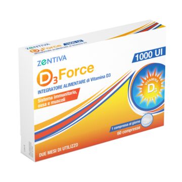 D3 force zentiva 1000ui 60cpr - 