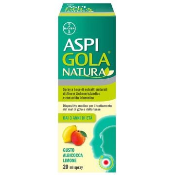 Aspi gola natura spray alb/lim - 