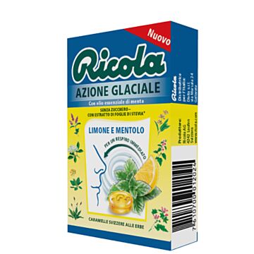 Ricola azione glaciale limone e mentolo 50 g - 