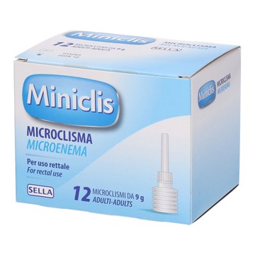 Miniclis adulti 9g 12microclis - 