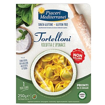 Piaceri mediterranei tortelloni ricotta spinaci 250 g - 