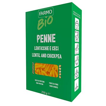 Farmo bio penne lenticchie/cecci 250 g - 