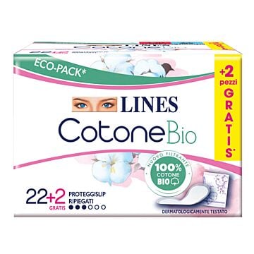 Lines cotone bio salvaslip rip - 