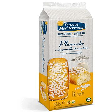 Piaceri mediterranei plumcake granella zucchero 6 pezzi 37 g - 