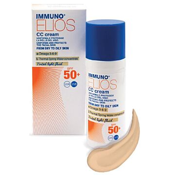 Immuno elios cc cream spf50+ tinted light 40 ml - 