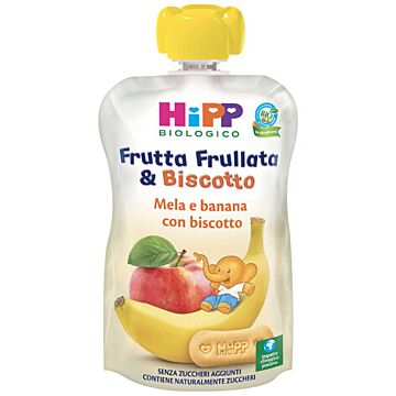 Hipp bio frutta frullata&biscotto mela banana biscotto 90 g - 