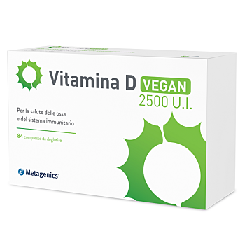 Vitamina d 2500 ui vegan 84 compresse - 