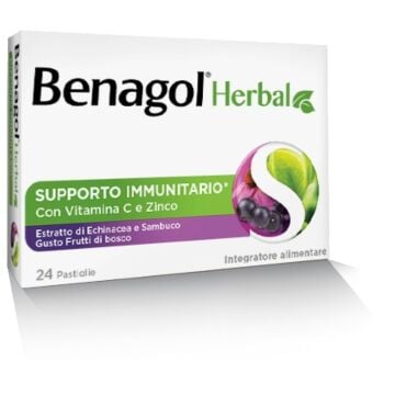 Benagol herbal frut bos 24past - 