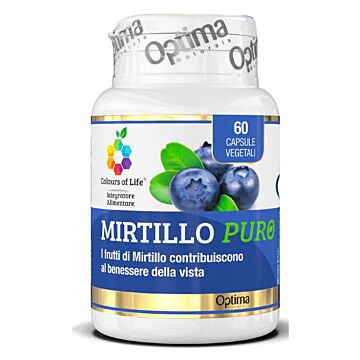 Colours of life mirtillo puro 60 capsule vegetali 500 mg - 