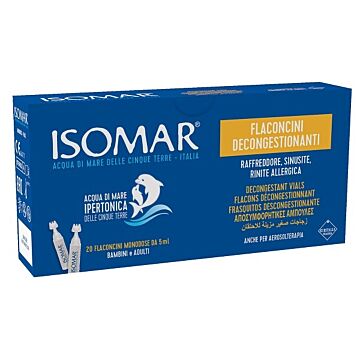 Isomar soluzione decongestionante nasale 20 flaconcini 5 ml - 