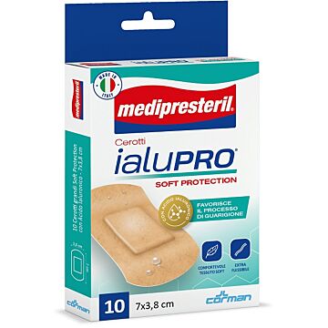Medipresteril cerotti ialupro soft protection super 7x3,8cm 10 pezzi - 