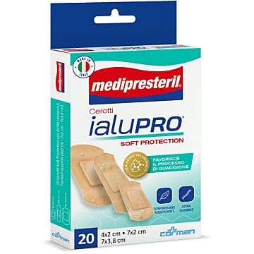 Medipresteril cerotti ialupro soft protection 3 formati assortiti 20 pezzi - 