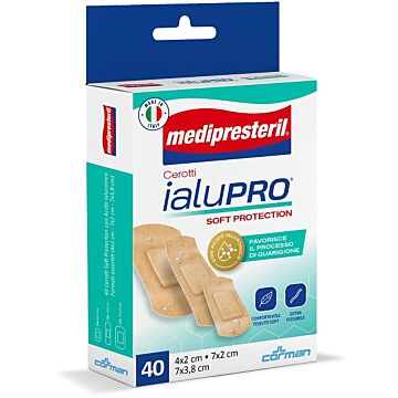 Medipresteril cerotti ialupro soft proteciont 3 formati assortiti 40 pezzi - 