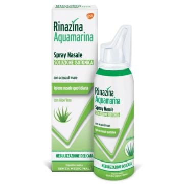 Rinazina aquamarina family spray nasale isotonico delicato 100 ml - 