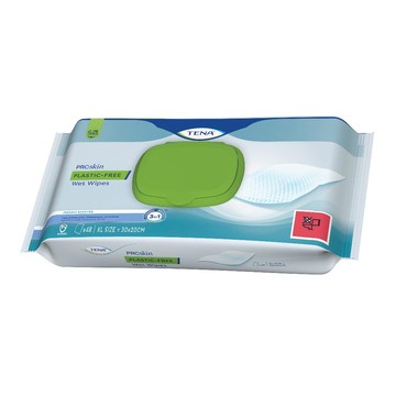 Tena wet wipes plastic free 48 pezzi - 