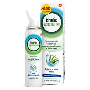 Soluzione isotonica rinazina aquamarina aloe intensa 100 ml - 