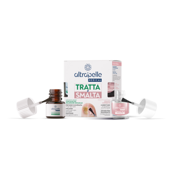 Altrapelle medical tratta e smalta soluzione ungueale 7 ml + smalto 5 ml - 