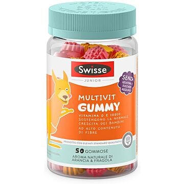 Swisse junior multivit gummy 50 pastiglie gommose - 