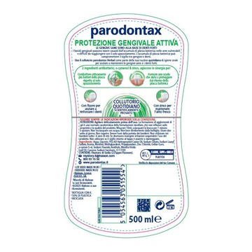 Parodontax collutorio protezione gengive herbal 500 ml - 