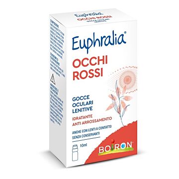 Gocce oculari lenitive euphralia occhi rossi 10 ml - 