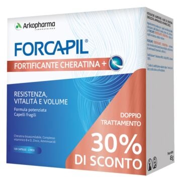 Forcapil fortificante cheratina+ promo 120 capsule prezzo speciale - 