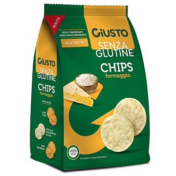 Giusto senza glutine chips formaggio 40 g - 