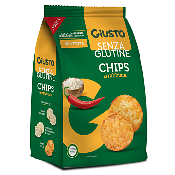 Giusto senza glutine chips arrabbiata 40 g - 
