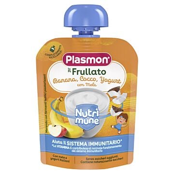 Plasmon nutri-mune banana/cocco/yogurt con mela 85 g - 
