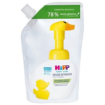 Hipp baby care ricarica mousse detergente paperella fun 250 ml - 