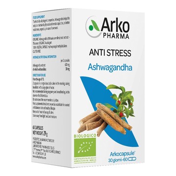 Arkocps ashwagandha bio 60cps - 