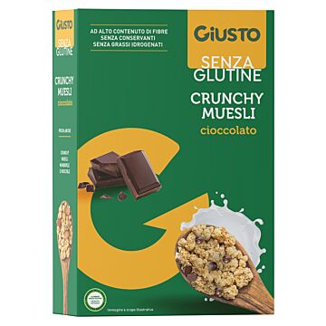 Giusto senza glutine muesli avena e cioccolato 375 g - 