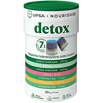Upsa x nourished detox 30 gummies - 