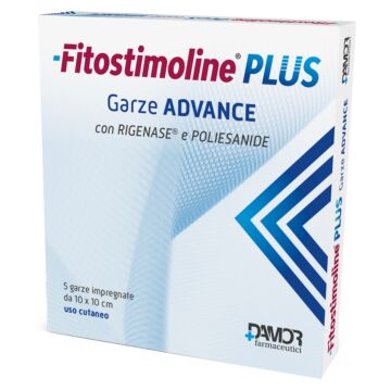 Fitostimoline plus garze adv 5p - 
