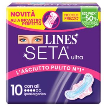 Lines seta ultra ali dwct 10pz - 