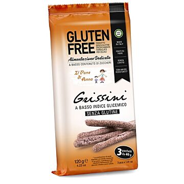 Il pane di anna grissini a basso indice glicemico 3 pacchetti da 40 g - 